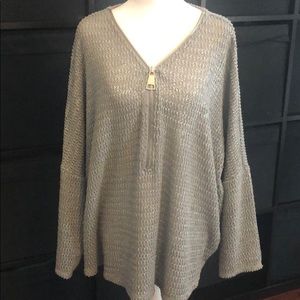 Alfani’s Womens  Zipper Sweater.
